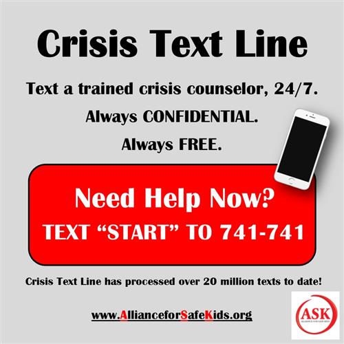 Crisis Text Line Crisis Text Line